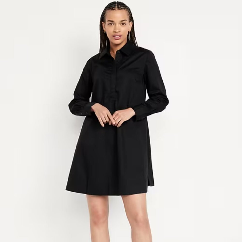 Loose Mini Shirt Dress: XL NWT